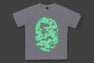 GLOW IN THE DARK CAMO BIG APE HEAD TEE