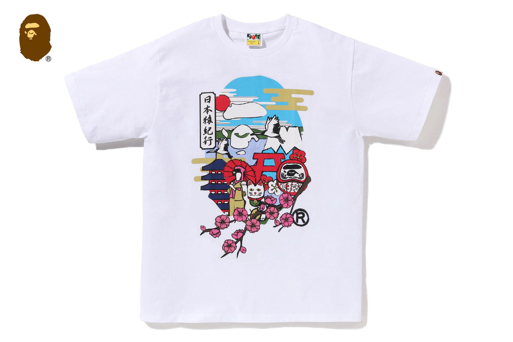 JAPAN CULTURE APE HEAD TEE | bape.com