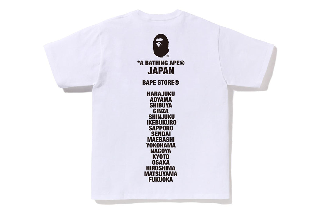 A BATHING APE ホワイト Tシャツ M A BATHING APE Men's T-Shirt shark