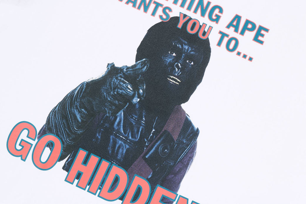 BAPE X HIDDEN 】GO HIDDEN TEE | bape.com