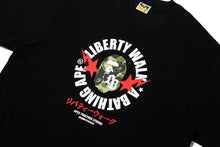 【 BAPE X LIBERTY WALK 】ABC CAMO APE HEAD RELAXED FIT TEE
