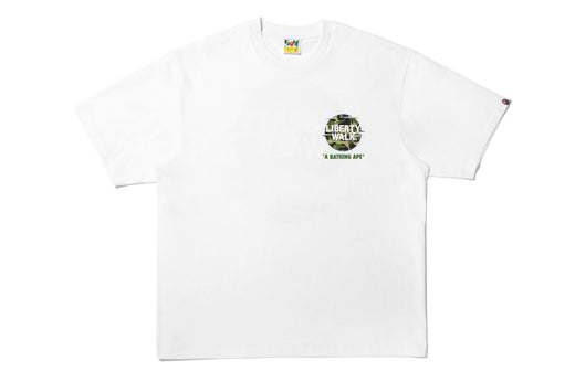 【 BAPE X LIBERTY WALK 】ABC CAMO LOGO RELAXED FIT TEE