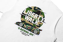 【 BAPE X LIBERTY WALK 】ABC CAMO LOGO RELAXED FIT TEE