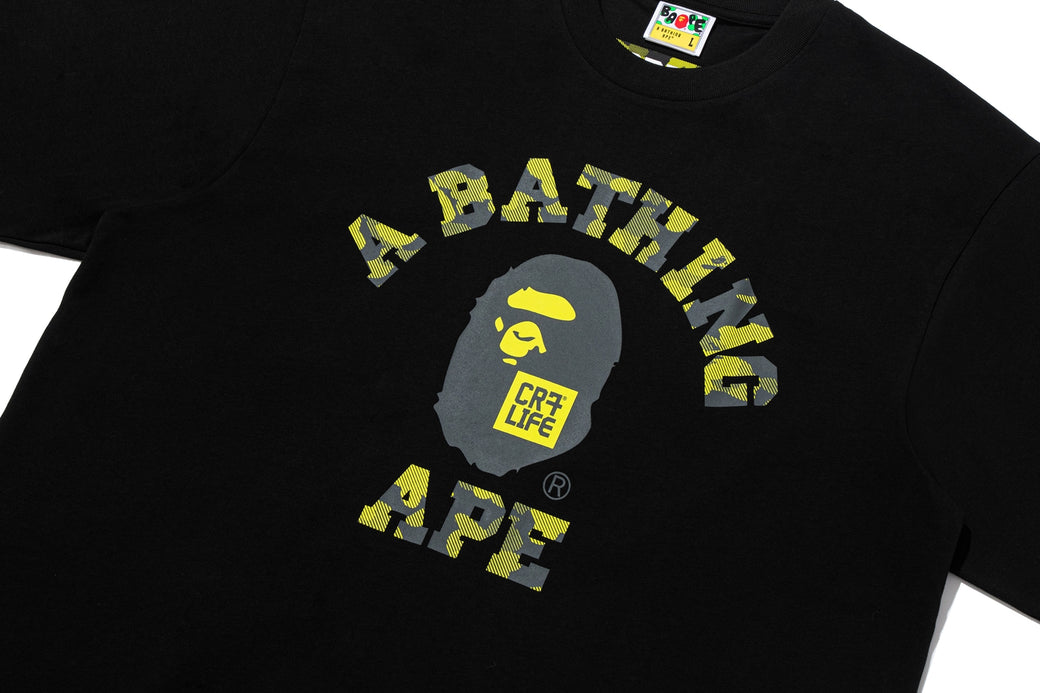 BAPE X CR7 LIFE 】COLLEGE RELAXED FIT TEE | bape.com