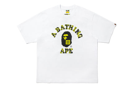 【 BAPE X CR7 LIFE 】COLLEGE RELAXED FIT TEE