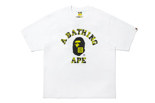 【 BAPE X CR7 LIFE 】COLLEGE RELAXED FIT TEE