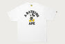 【 BAPE X DISNEY 】MICKEY MOUSE COLLEGE RELAXED FIT TEE
