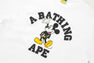 【 BAPE X DISNEY 】MICKEY MOUSE COLLEGE RELAXED FIT TEE