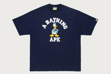 【 BAPE X DISNEY 】DONALD DUCK COLLEGE RELAXED FIT TEE