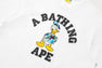 【 BAPE X DISNEY 】DONALD DUCK COLLEGE RELAXED FIT TEE