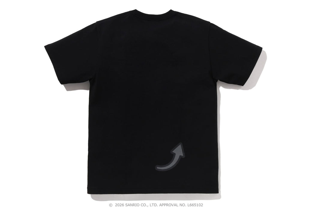 BAPE X KUROMI COLLEGE MINI TEE 黒　Sサイズ BAPE X KUROMI 】COLLEGE MINI TEE | bape.com