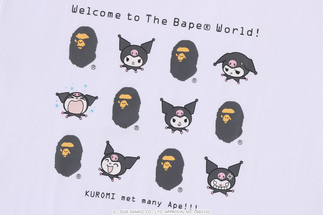 【 BAPE X KUROMI 】TEE S サイズ BAPE X KUROMI 】TEE | bape.com