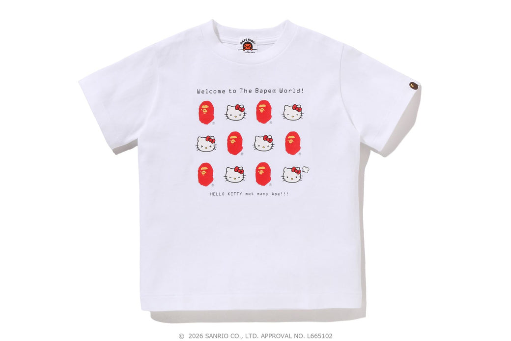 bape sanrio kitty T シャツ　レディース　M サンリオ A closer look at the upcoming BAPE x Sanrio “Hello Kitty & Kuromi