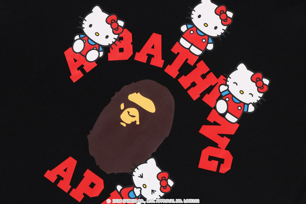 BAPE X HELLO KITTY 】COLLEGE TEE | bape.com