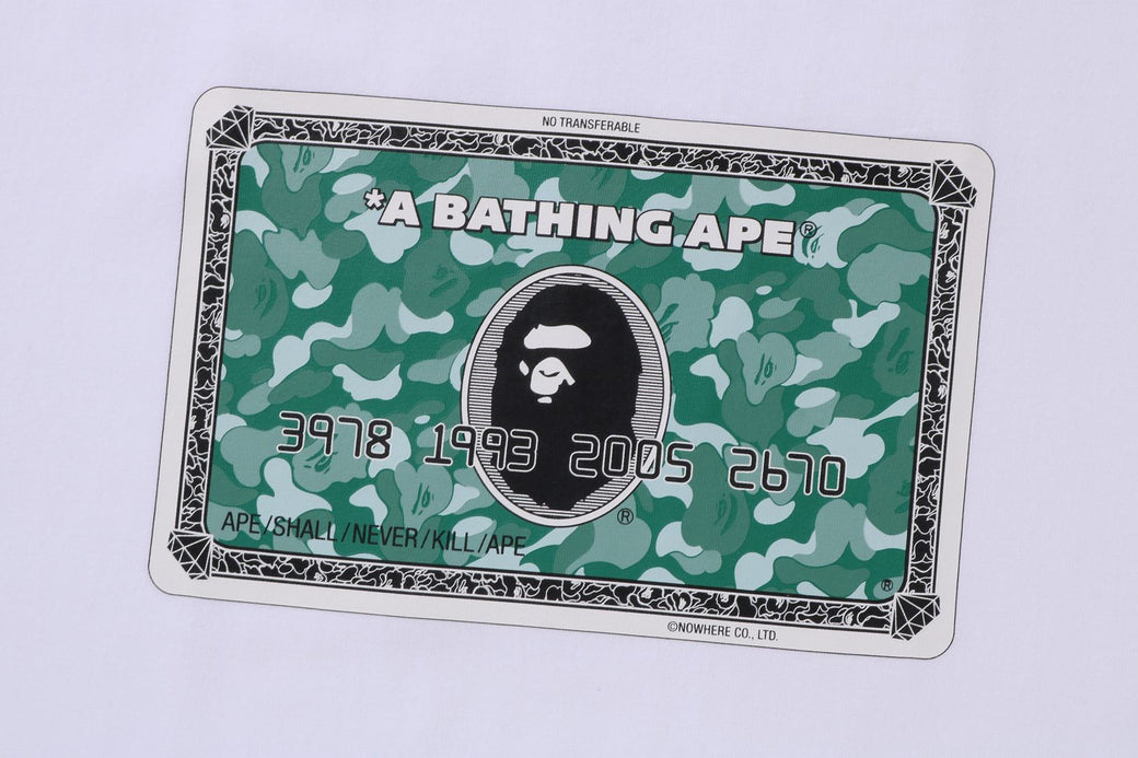 BAPE CARD TEE BAPEC | bape.com