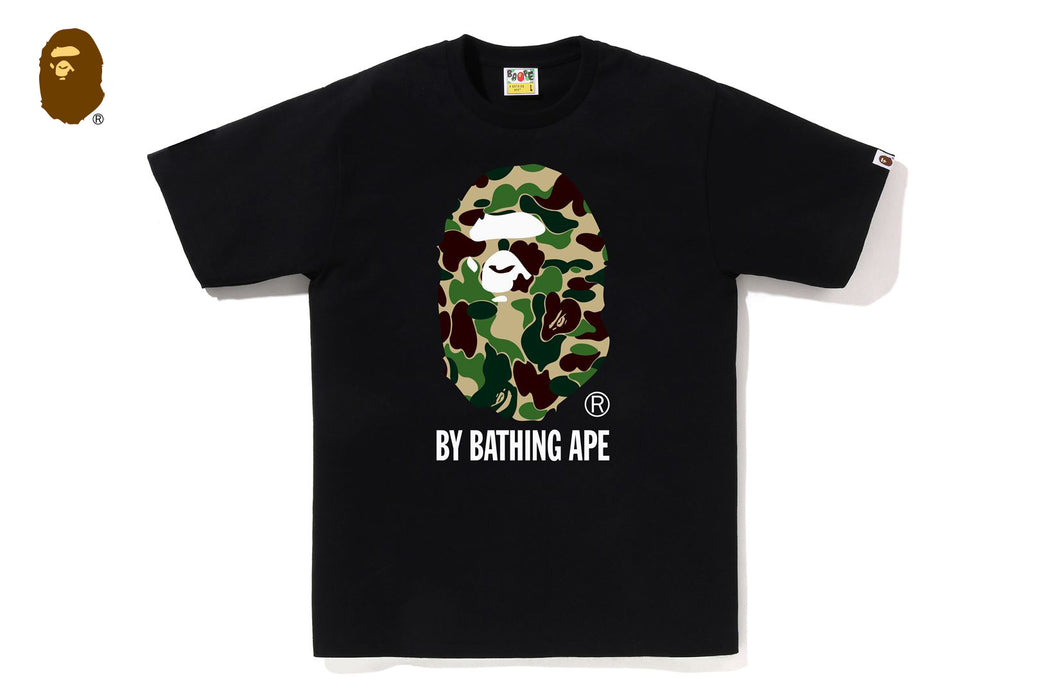 A Bathing Ape Tシャツ Lサイズ 2005年製 A Bathing Ape Men ABC Camo Japanese Letters Tee black green