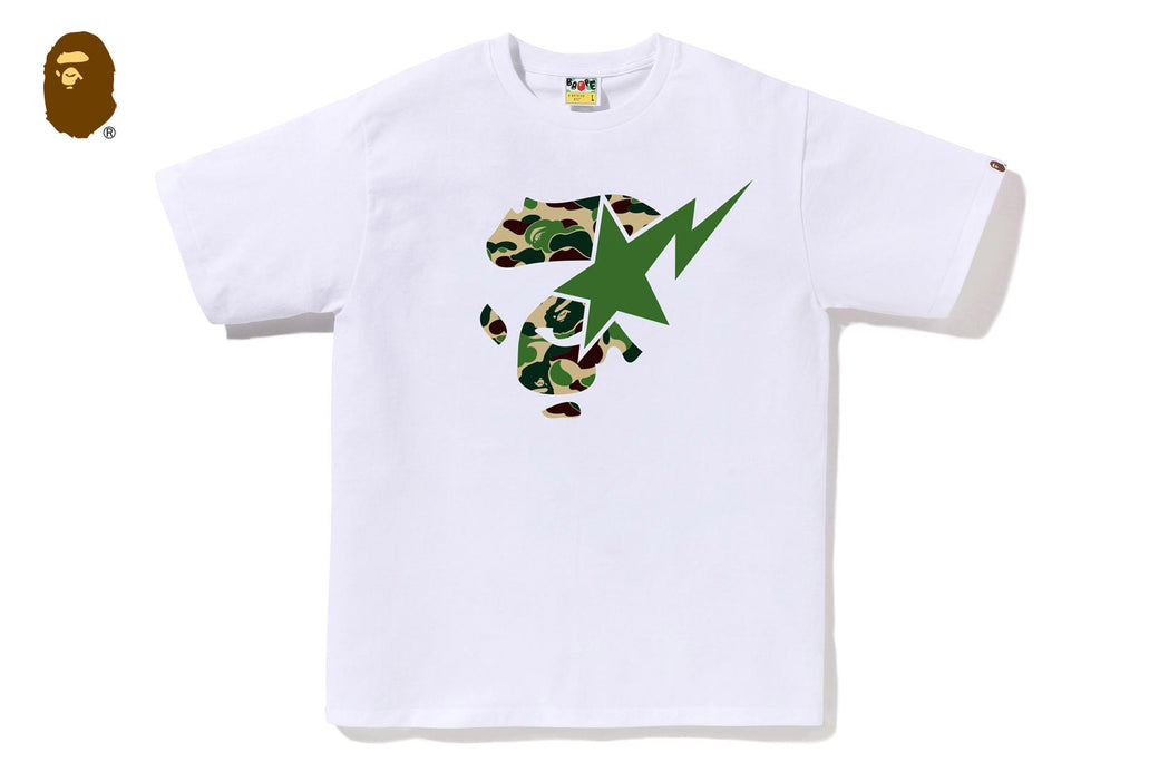 ABC CAMO APE FACE STA TEE | bape.com