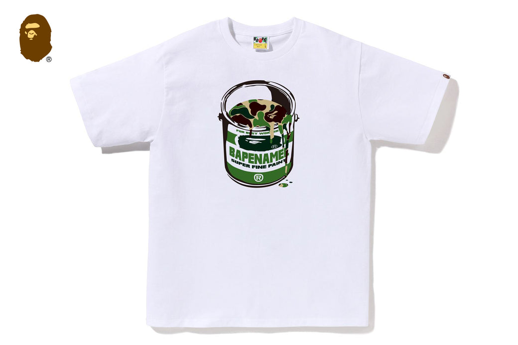 ABC CAMO PAINT CAN TEE | bape.com