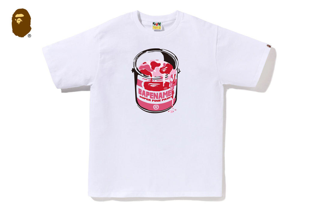 ABC CAMO PAINT CAN TEE | bape.com