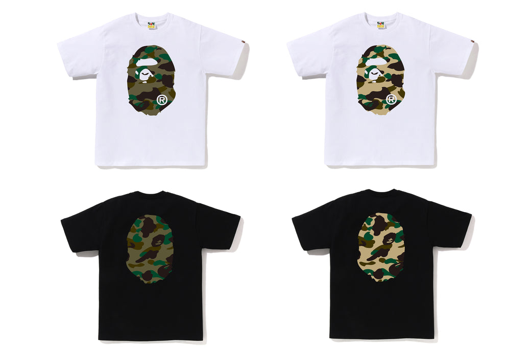 1ST CAMO BIG APE HEAD TEE | bape.com
