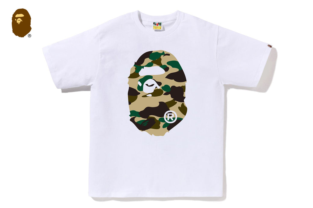 1ST CAMO BIG APE HEAD TEE | bape.com