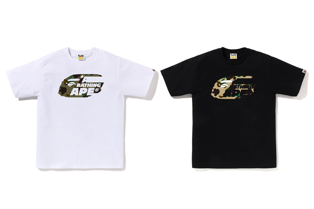 1ST CAMO MOVING APE HEAD TEE | bape.com