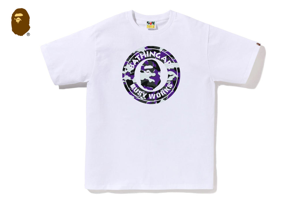 GLITCH WOODLAND CAMO BUSY WORKS TEE | bape.com