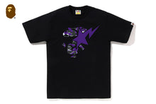 GLITCH WOODLAND CAMO APE FACE STA TEE