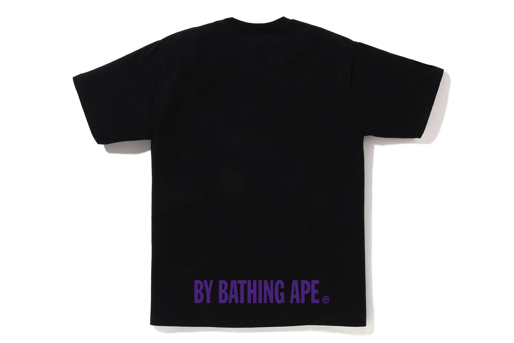 GLITCH WOODLAND CAMO APE FACE STA TEE | bape.com