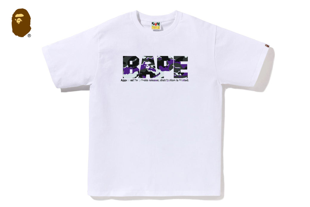 GLITCH WOODLAND CAMO ARMY BAPE TEE | bape.com