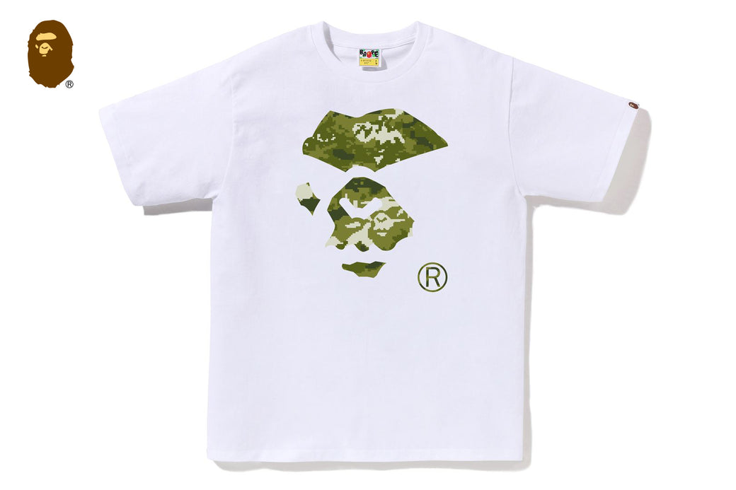MULTI PIXEL CAMO MAD APE FACE TEE | bape.com