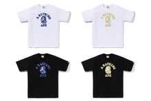 JAPANESE INDIGO ART CAMO COLLEGE TEE