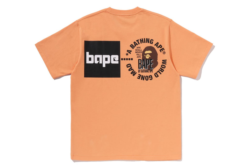 A Bathing Ape Tシャツ Lサイズ 2005年製 A Bathing Ape Basic Alphabet Logo T-Shirt 'Black White' 1H30-110-061
