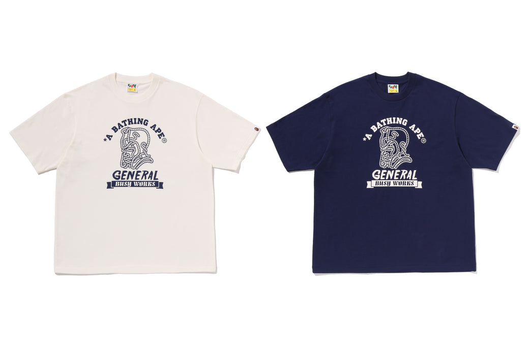 APE GENERAL COLLEGE RELAXED FIT TEE | bape.com