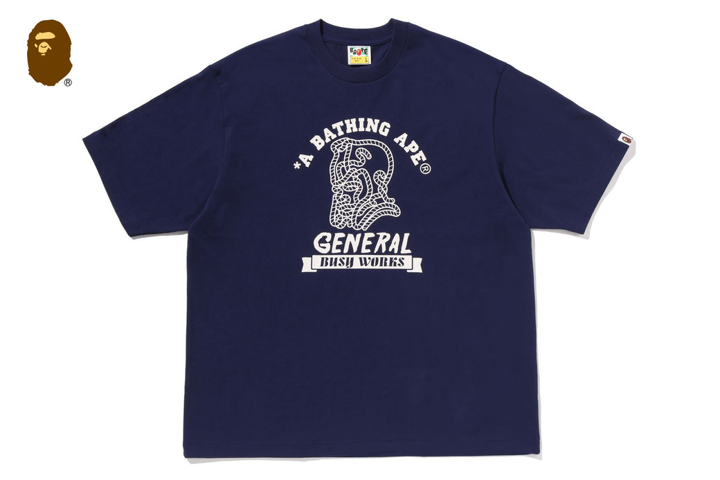 APE GENERAL COLLEGE RELAXED FIT TEE | bape.com