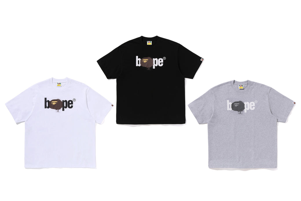 GRAFFITI BAPE LOGO RELAXED FIT TEE TEE | bape.com
