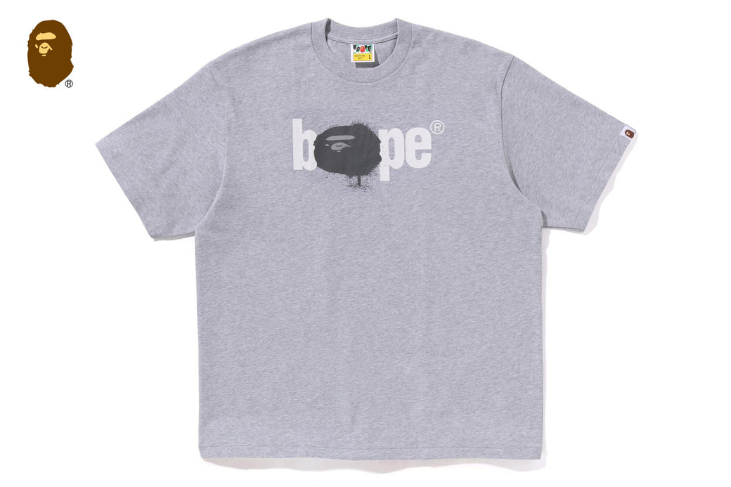 BAPE グレー 半袖Tシャツ Sサイズ GRAFFITI BAPE LOGO RELAXED FIT TEE TEE | bape.com
