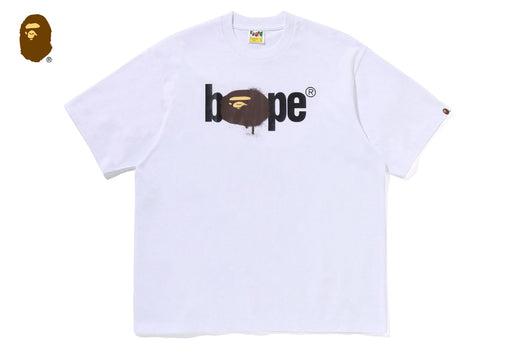GRAFFITI BAPE LOGO RELAXED FIT TEE TEE