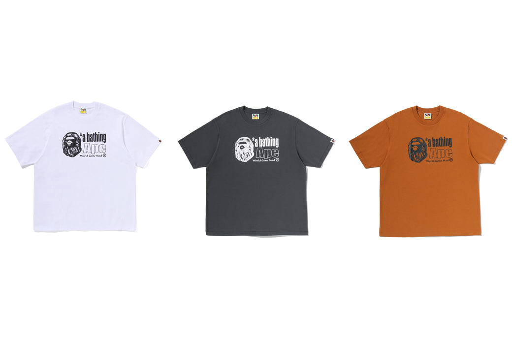 APE HEAD LOGO RELAXED FIT TEE | bape.com
