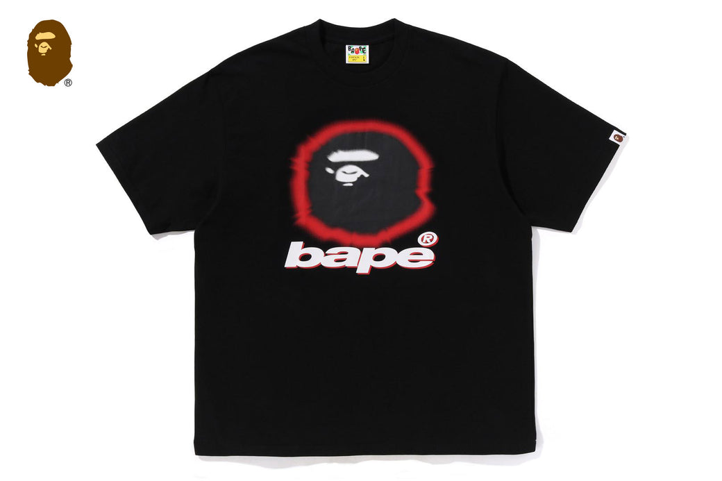 SPRAY APE HEAD RELAXED FIT TEE | bape.com