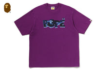 COLOR CAMO BAPE LOGO RELAXED FIT TEE