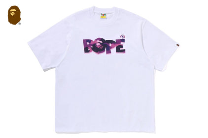 COLOR CAMO BAPE LOGO RELAXED FIT TEE