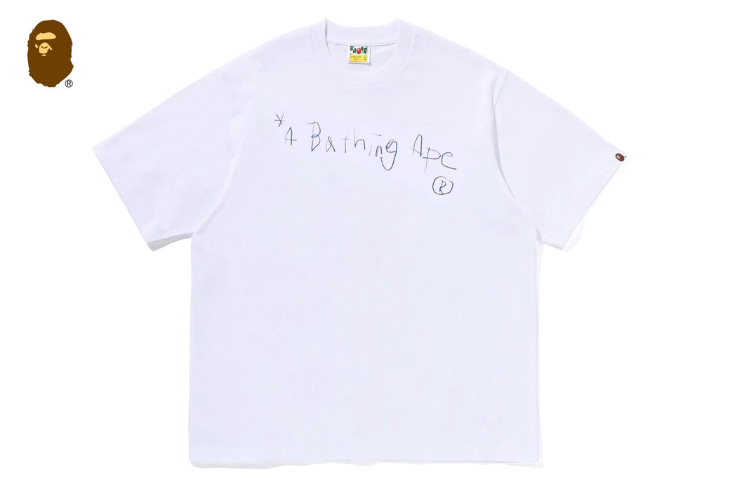 HAND DRAW A BATHING APE RELAXED FIT TEE | bape.com