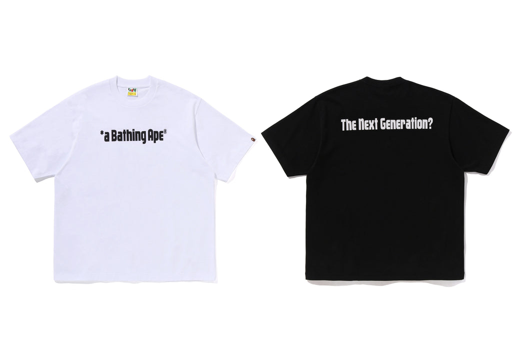A BATHING APE LOGO RELAXED FIT TEE | bape.com