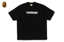 A BATHING APE LOGO RELAXED FIT TEE