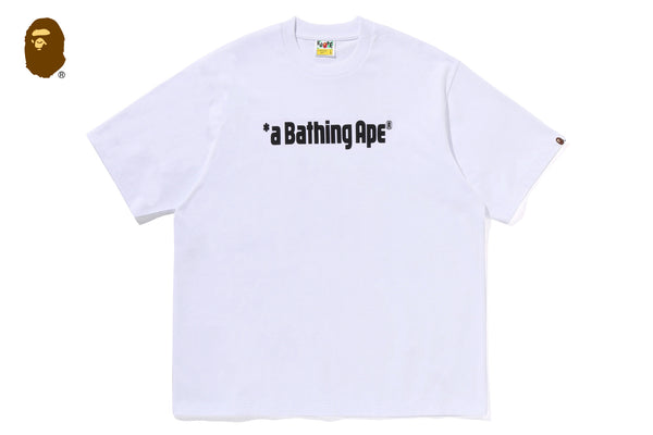 【即完売品】A BATHING APE ロゴ 半袖 Tシャツ ホワイト 【L】 A BATHING APE LOGO RELAXED FIT TEE | bape.com