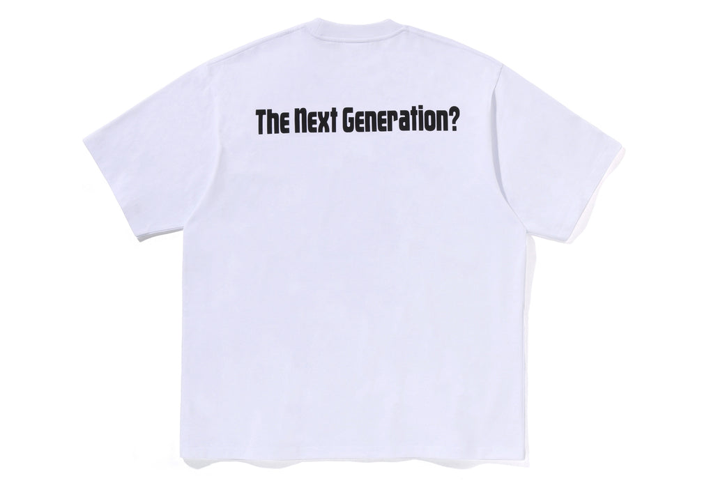 A BATHING APE LOGO RELAXED FIT TEE | bape.com