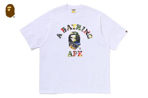 MULTI LOGO COLLEGE RELAXED FIT TEE