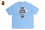 APE SHALL NEVER KILL APE COLLEGE RELAXED FIT TEE