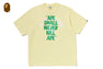 APE SHALL NEVER KILL APE COLLEGE RELAXED FIT TEE